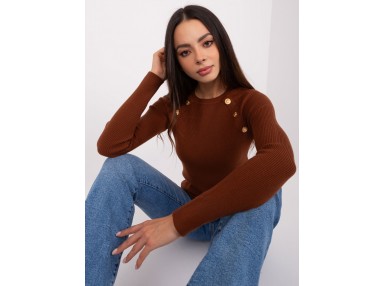 Pull - marron foncé
