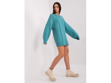 Pull oversize - turquoise