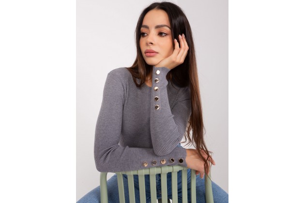 Pull gris foncé