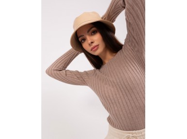 Pull beige foncé