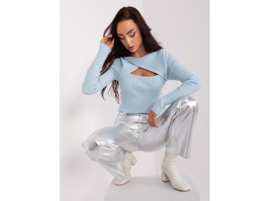 Pull bleu clair
