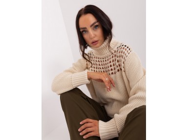 Pull beige clair