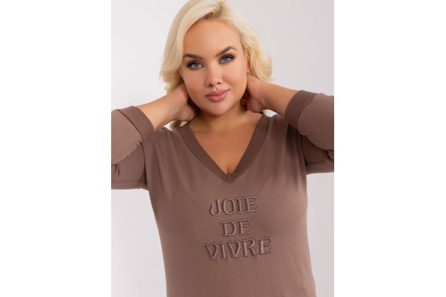 T-shirt en coton - marron