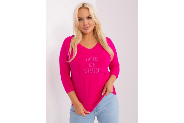 T-shirt en coton - fuchsia