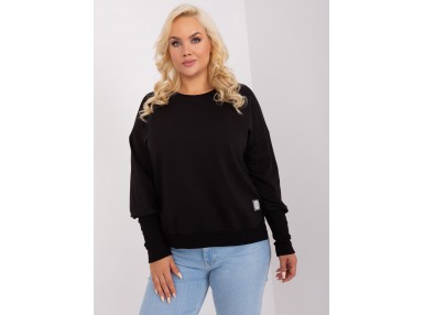 Sweat -shirt à encolure ronde - noir