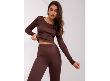 Ensemble marron foncé