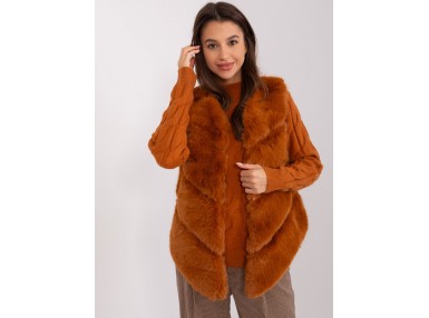 Gilet marron clair