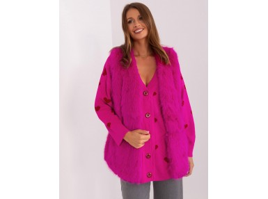 Gilet fuchsia