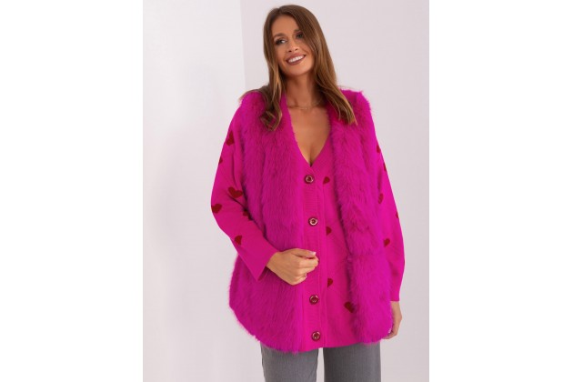 Gilet fuchsia
