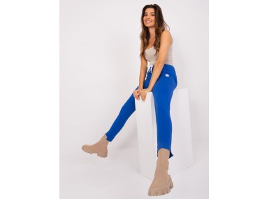 Jogger d'ensemble en coton -  bleu cobalt