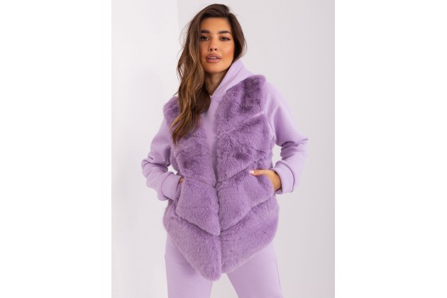 Gilet violet clair