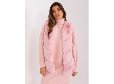 Gilet rose clair