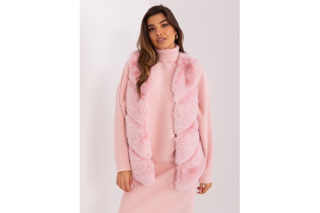 Gilet rose clair