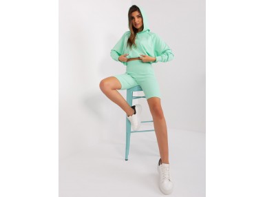 Ensemble avec sweat et short - menthe