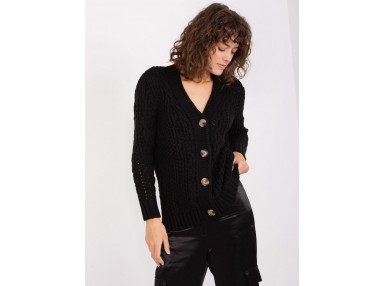 Gilet col V d'un - noir