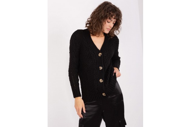 Gilet col V d'un - noir