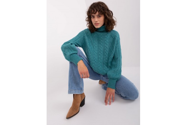Pull turquoise