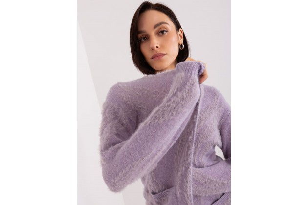 Long gilet Femme - violet clair
