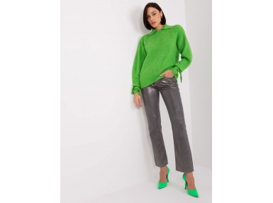 Pull à col -  vert clair