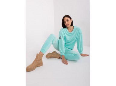 Ensemble avec sweat et pantalon- menthe