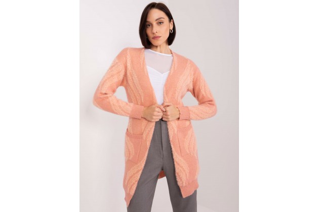 Long gilet Femme - rose foncé