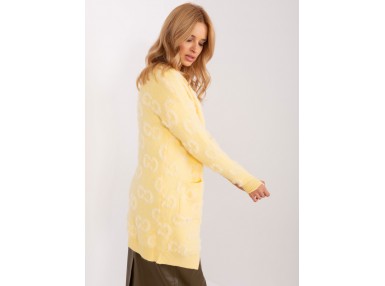 Long gilet Femme - jaune clair