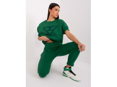 Ensemble avec t-shirt et pantalon - vert
