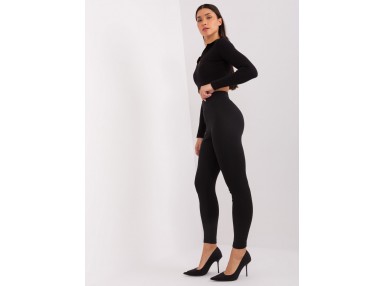  Legging sculptant à taille haute - noire