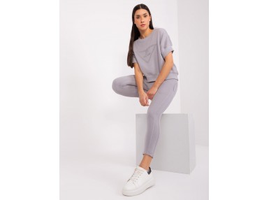 Ensemble avec legging et t-shirt - gris