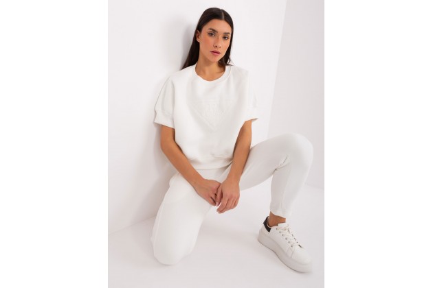 Jogger d'ensemble en coton - éqru