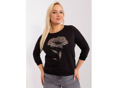 T-shirt avec imprimé - noire