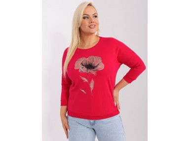 T-shirt avec imprimé - rouge