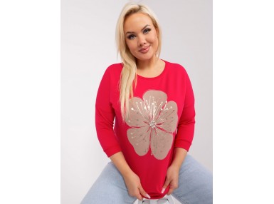 T-shirt en coton - rouge