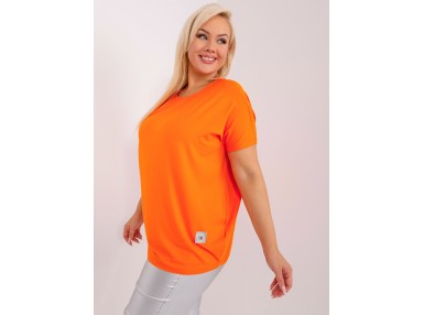 T-shirt à encolure ronde - orange