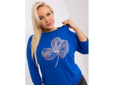 T-shirt avec imprimé -  cobalt