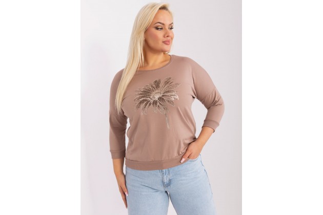 T-shirt en coton - beige