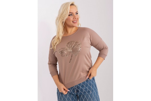 T-shirt avec imprimé - beige foncé