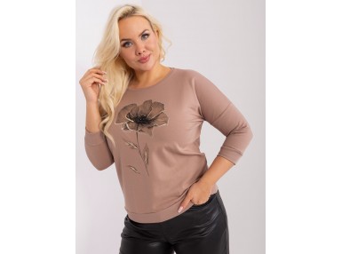 T-shirt avec imprimé - beige foncé