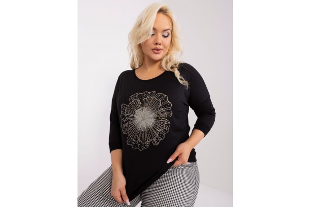 T-shirt avec imprimé - noire