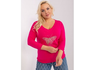 T-shirt en coton - fuchsia