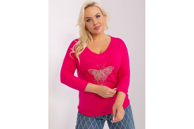 T-shirt en coton - fuchsia