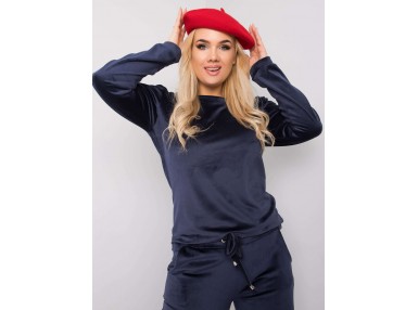 Ensemble avec chemisier et pantalon - marine