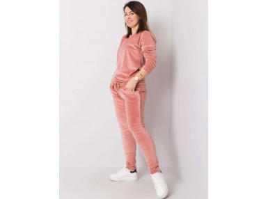 Ensemble avec chemisier et pantalon - rose clair