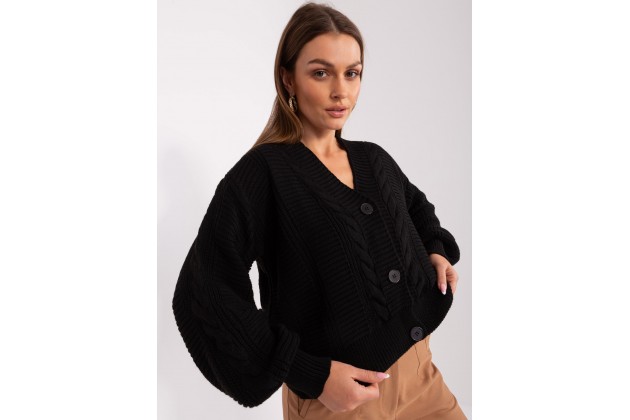 Gilet col V d'un - noir