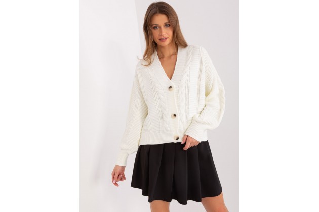 Gilet col V d'un - éqru
