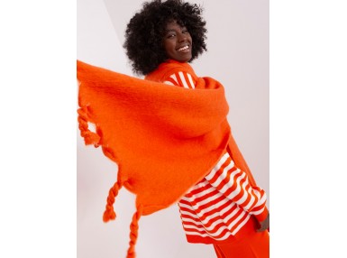 Écharpe frangée - orange