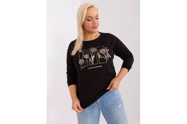 T-shirt en cotton - noir