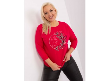 T-shirt en cotton - rouge