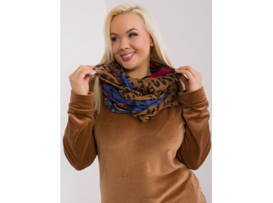 Echarpe tube et snood - bleu