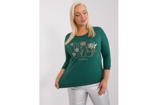 T-shirt en cotton - vert foncé